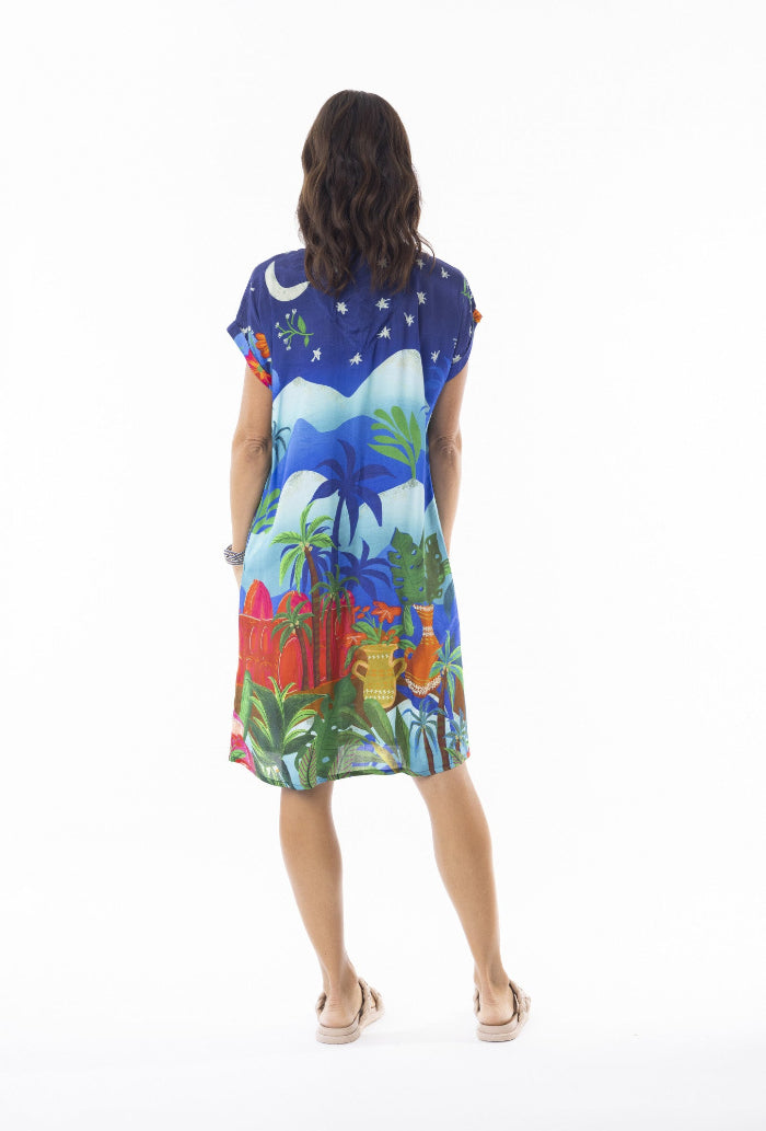 Escape Arabian Nights Short Sleeve Dress