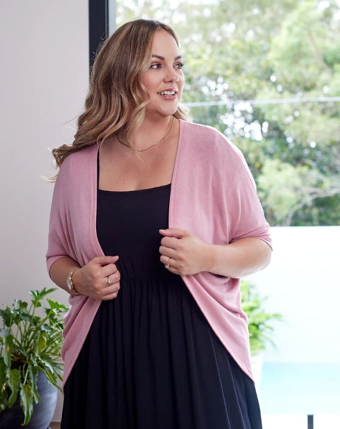 Freez Mini Shrug Blush Pink