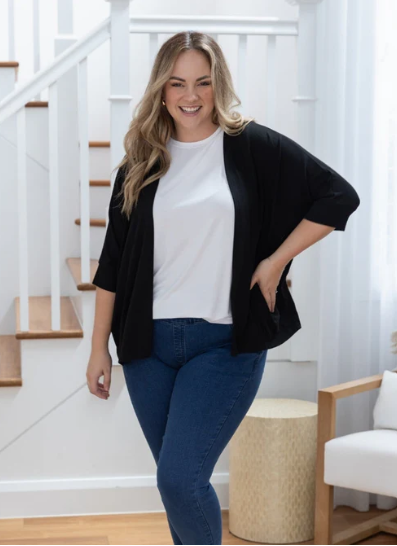 Freez Slouch Shrug Black