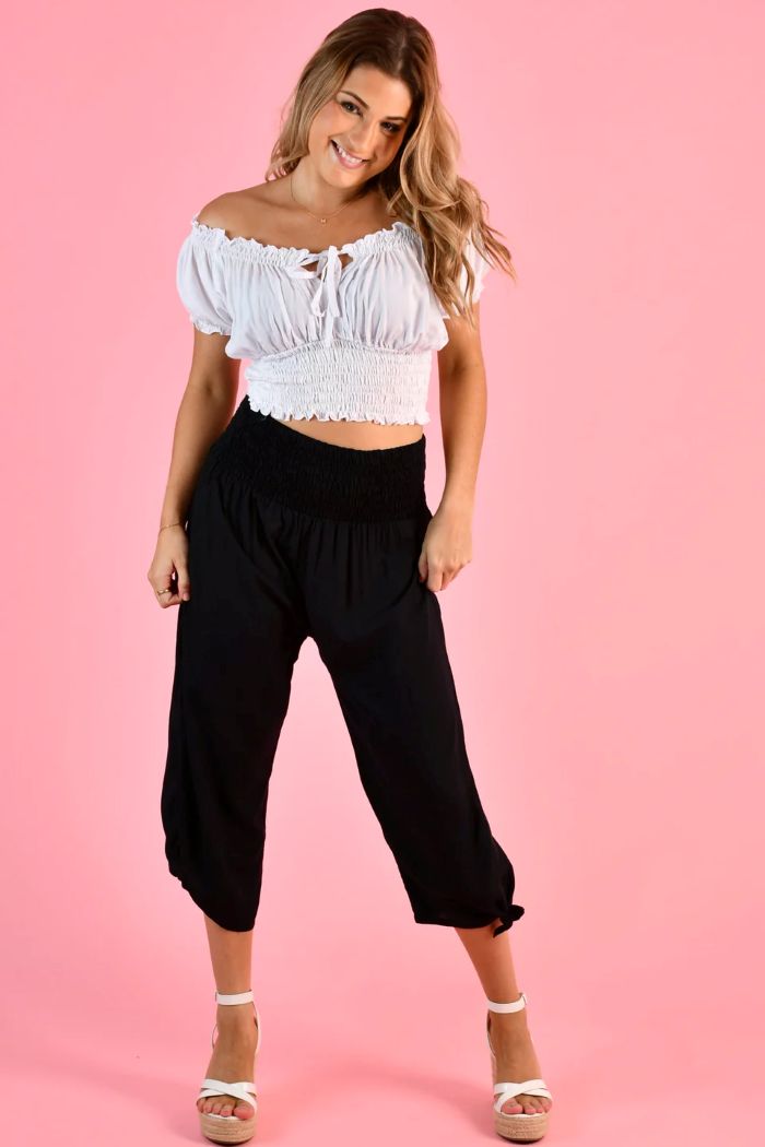 Go Girl 3/4 Rouched Pants