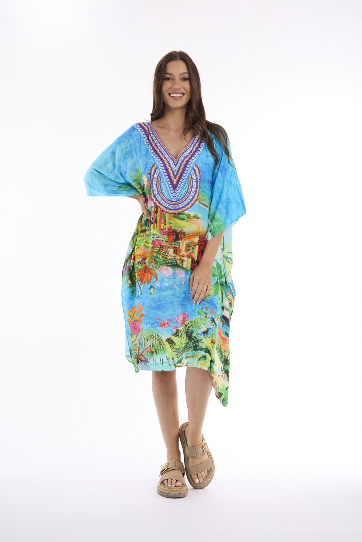 Escape Kaftan Blue