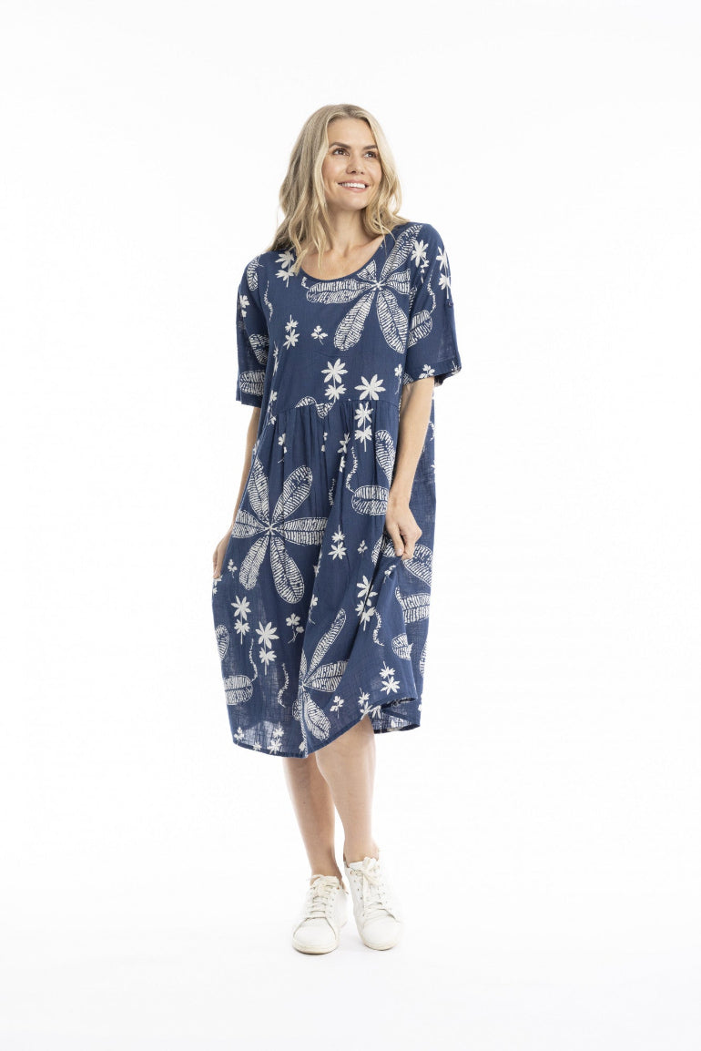 One Summer Yvonne Round Neck Dress
