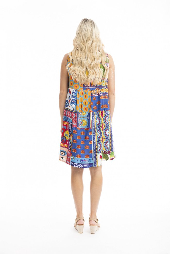 Orientique Amritsar Sleeveless Shift Dress