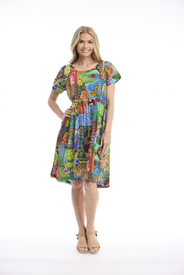 Orientique Le Moulin Boxy Dress