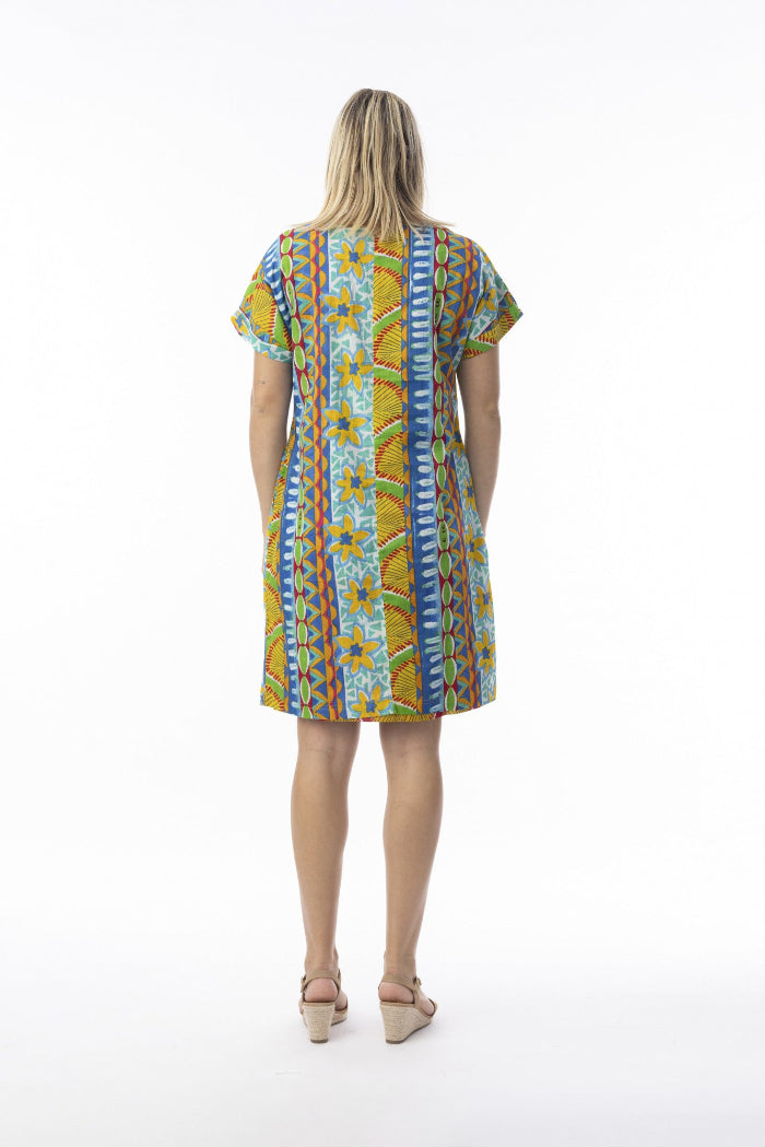Orientique Dress Reversible Short Sleeve Ipanema