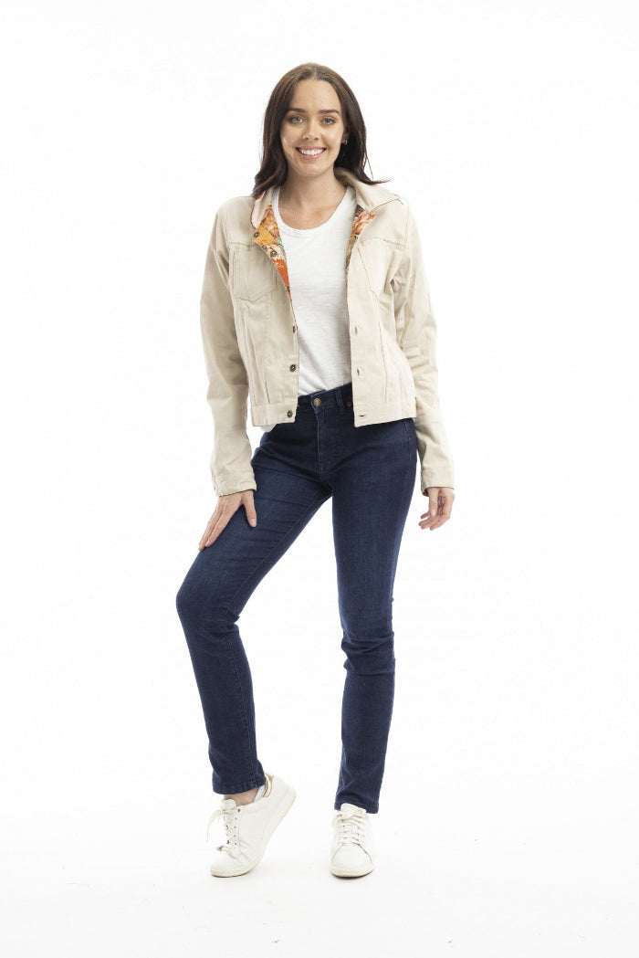 Orientique Reversible Jacket Fields of Gold