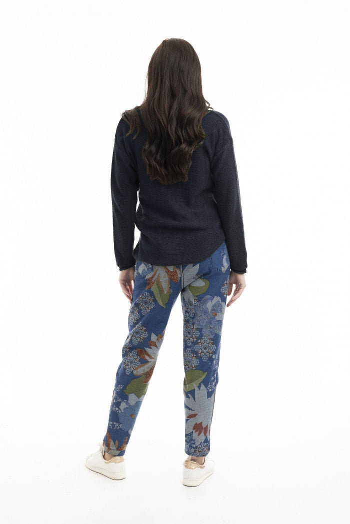 Orientique Reversible Pants Denim Dark Blue