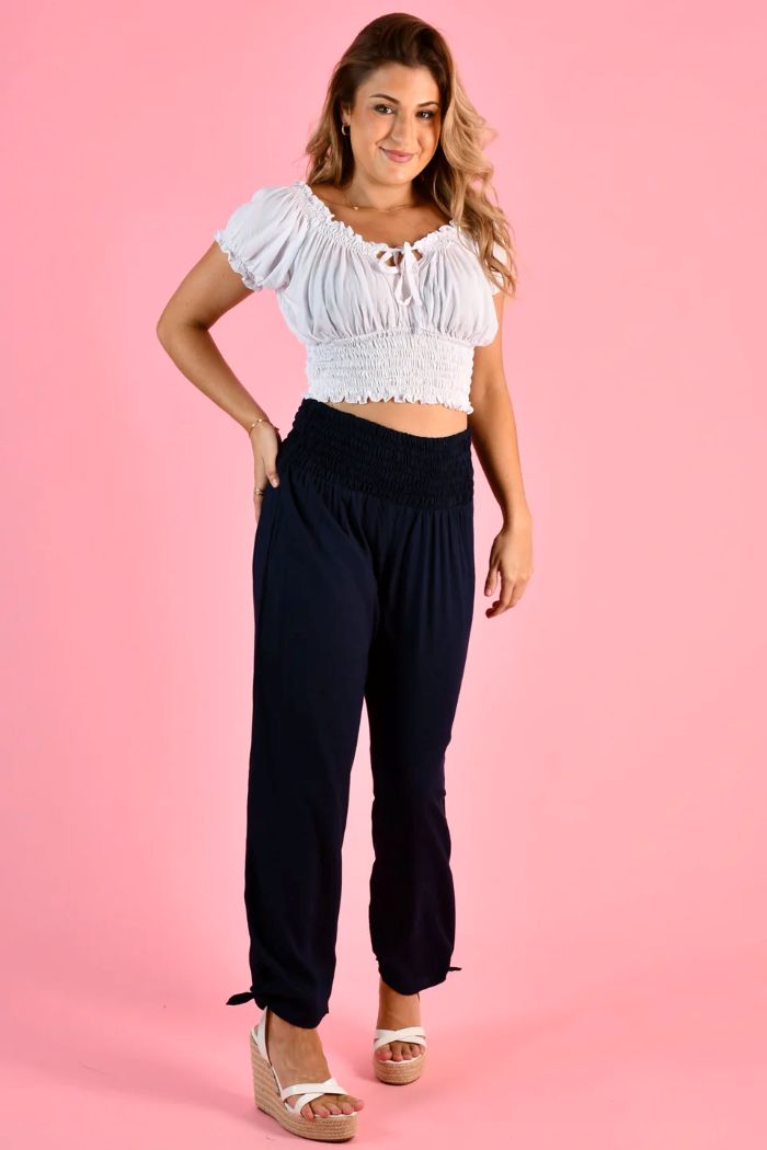 Go Girl Long Rouched Pants