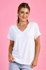 Go Girl Bamboo V Neck Tee