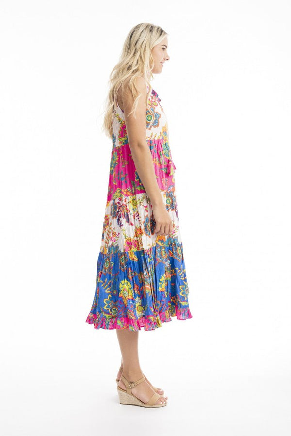 Orientique-Le Monre Sleeveless Boho Dress