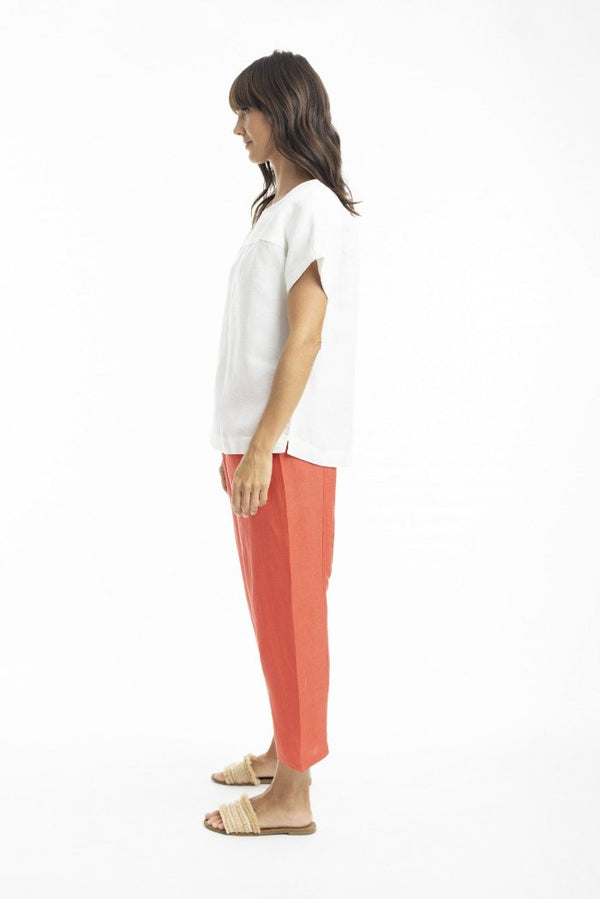 Linen Pant Coral