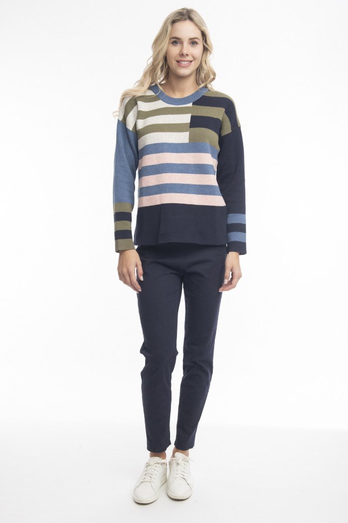 Orientique - Reversible Knit Jumper