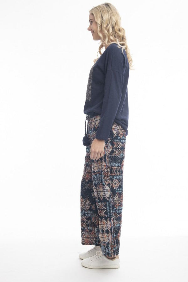 Orientique Mediterranean printed pants