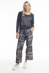 Orientique Mediterranean printed pants