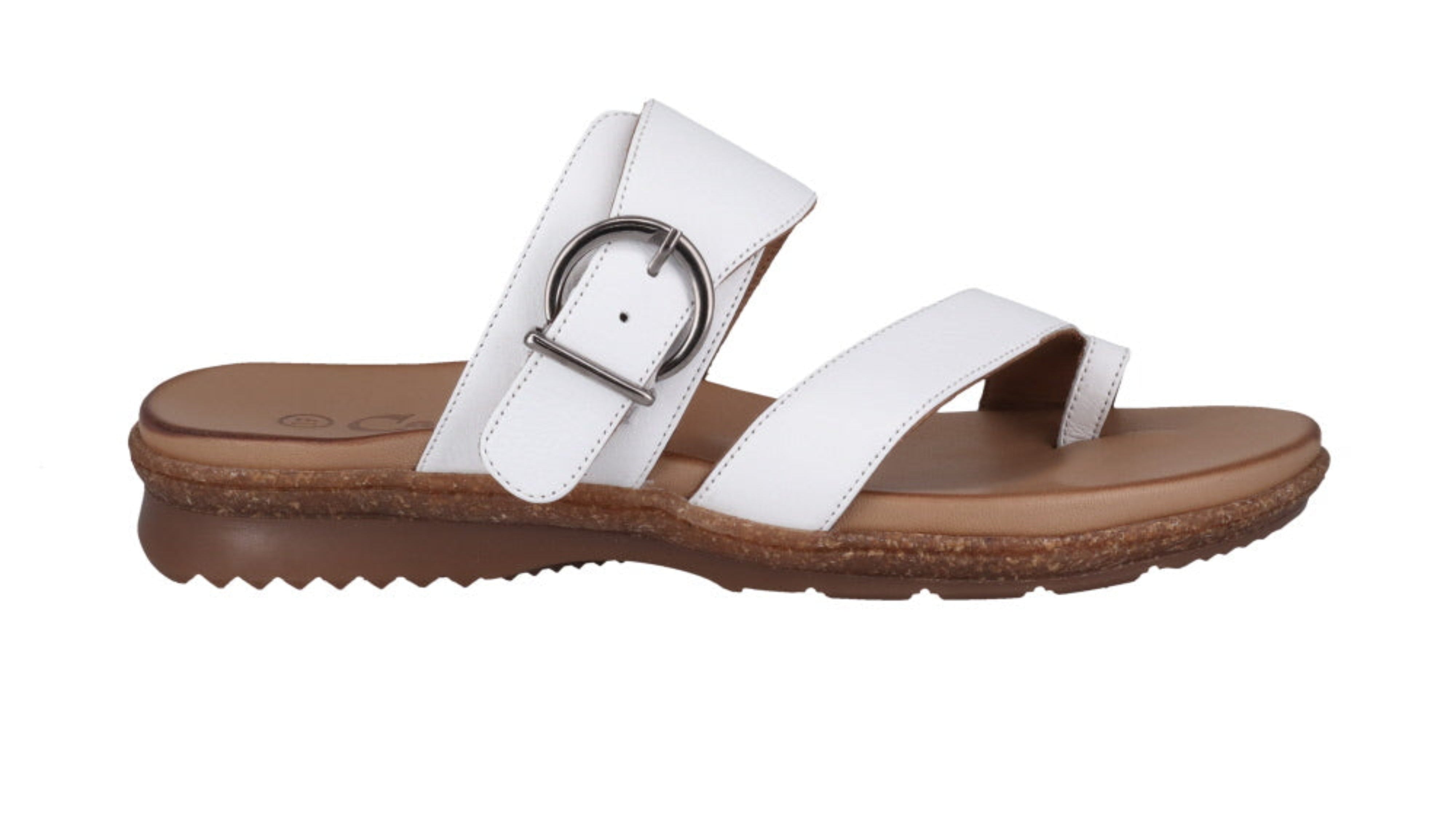 Cabello Archy Sandal White