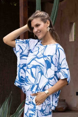 Bodacious Sydney Top Blue Marble