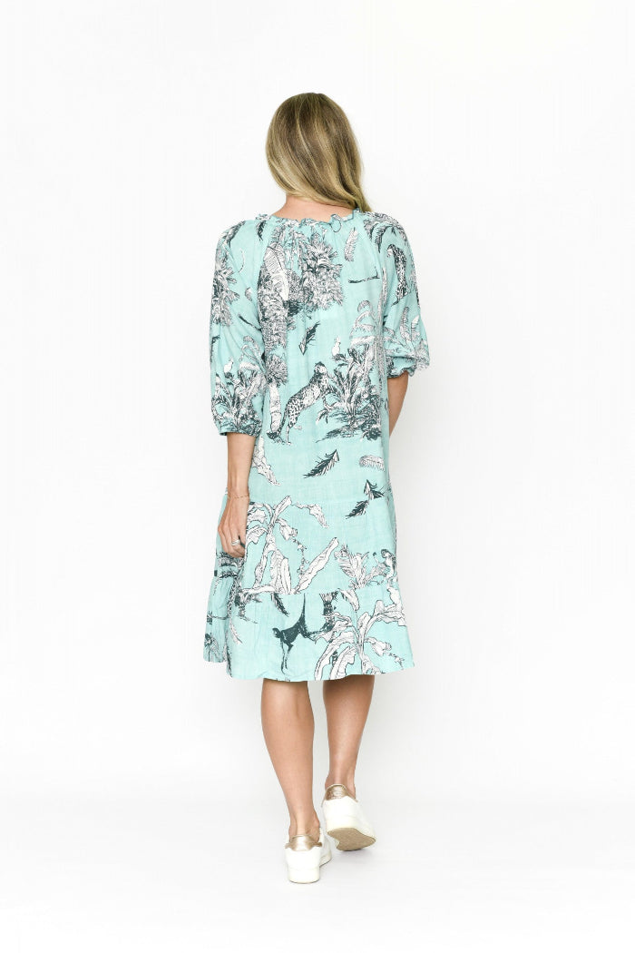 One Summer The Gaby Dress Green