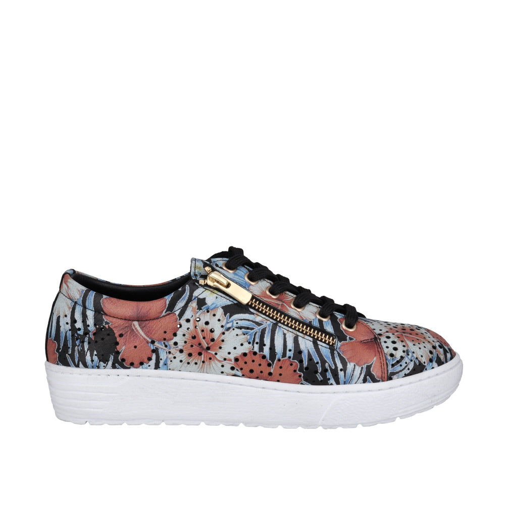 Cabello Sneaker Black Floral