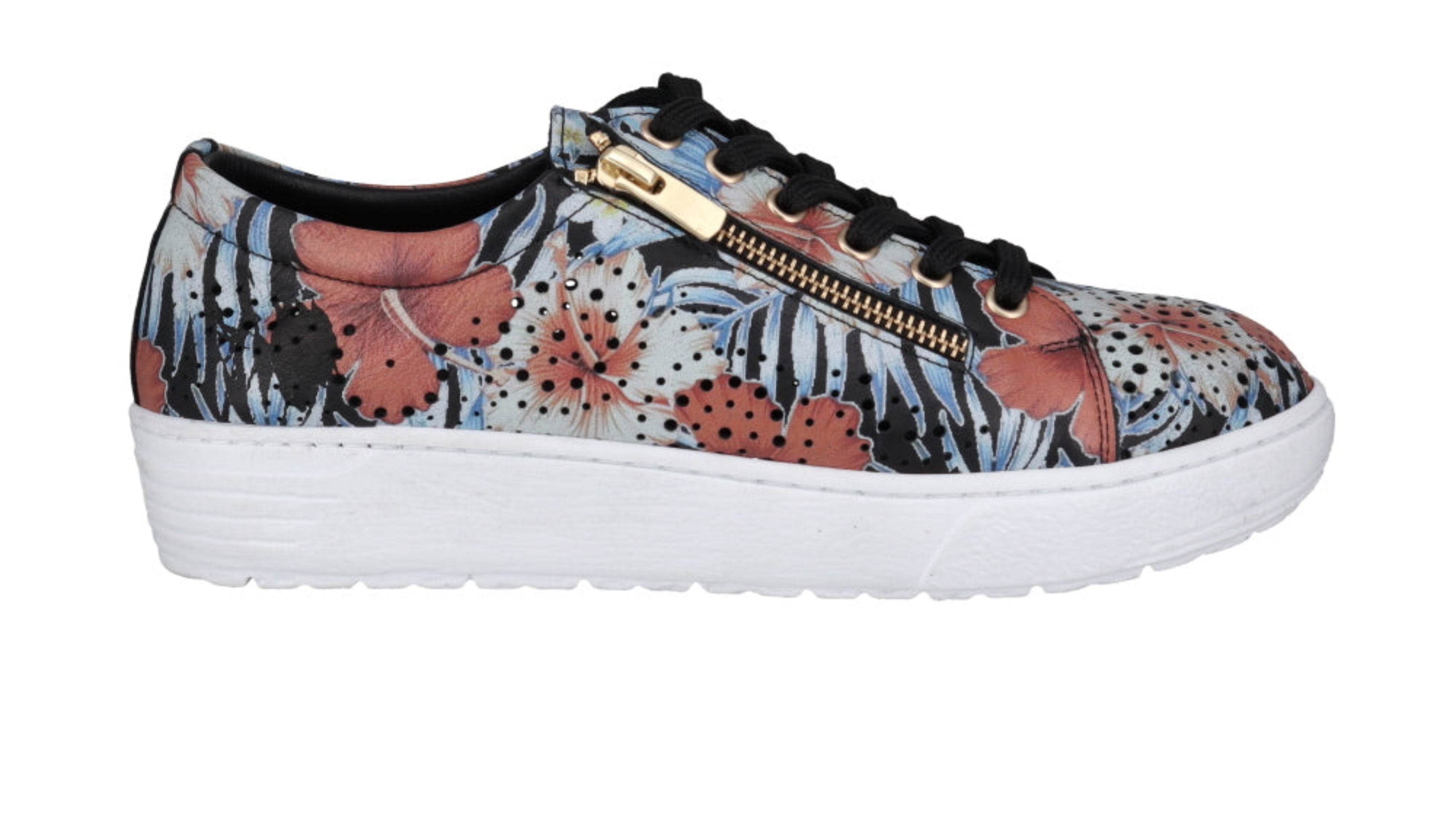 Cabello Sneaker Black Floral
