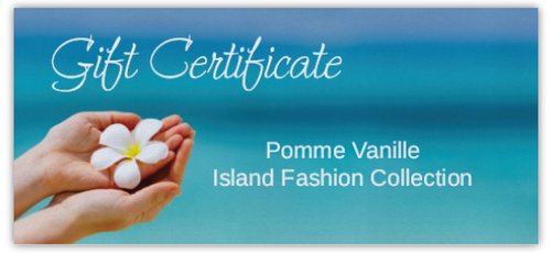 Pomme Vanille Fashion Collection Gift Card $250