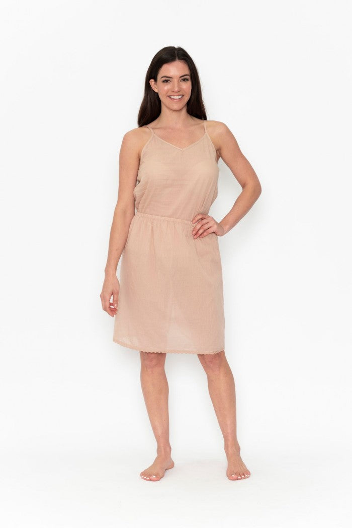 Orientique Cotton 1/2 Skirt Slip Skin