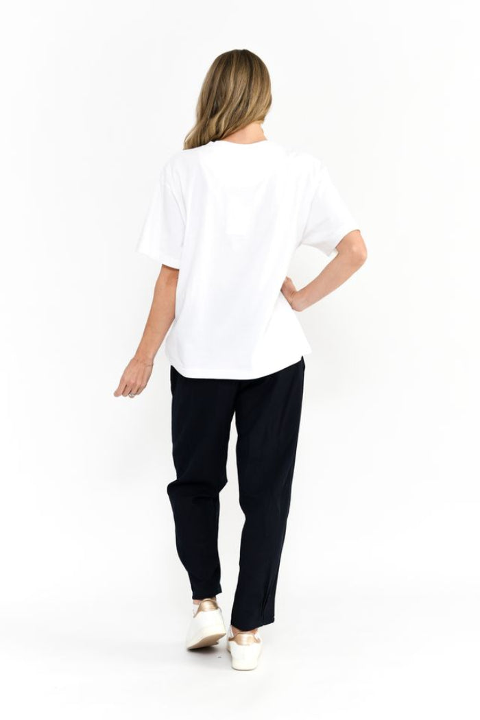 One Summer Ruby Crew Neck Printed Tshirt Sun and Sand