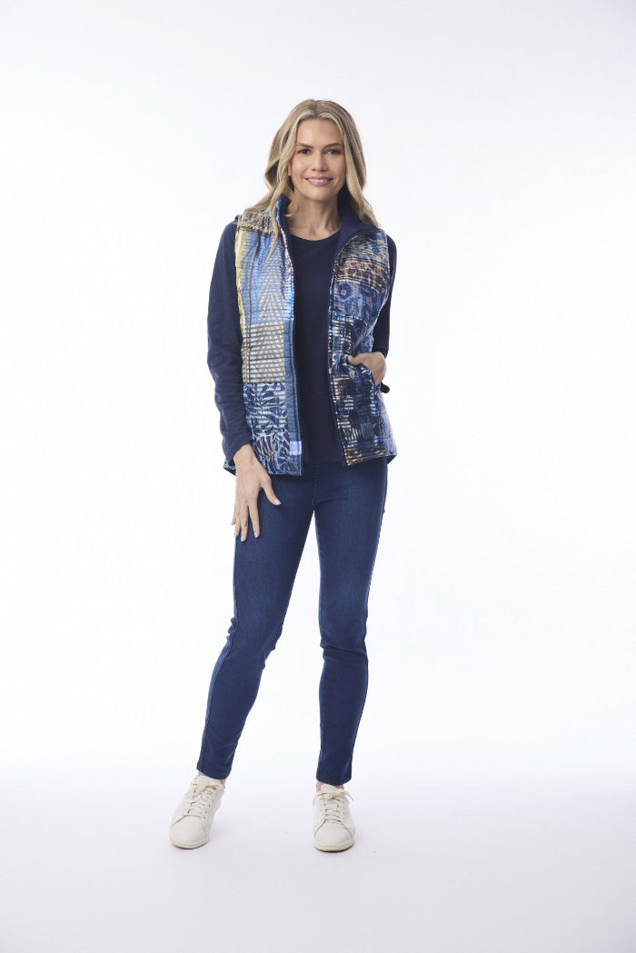 Orientique Puffer Sleeveless Vest Isfahan