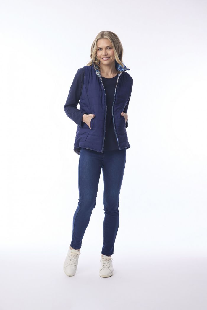 Orientique Puffer Sleeveless Vest Isfahan