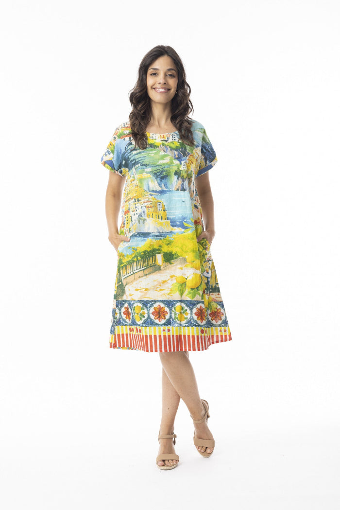 Orientique Amalfi Dress Reversible Short Sleeve
