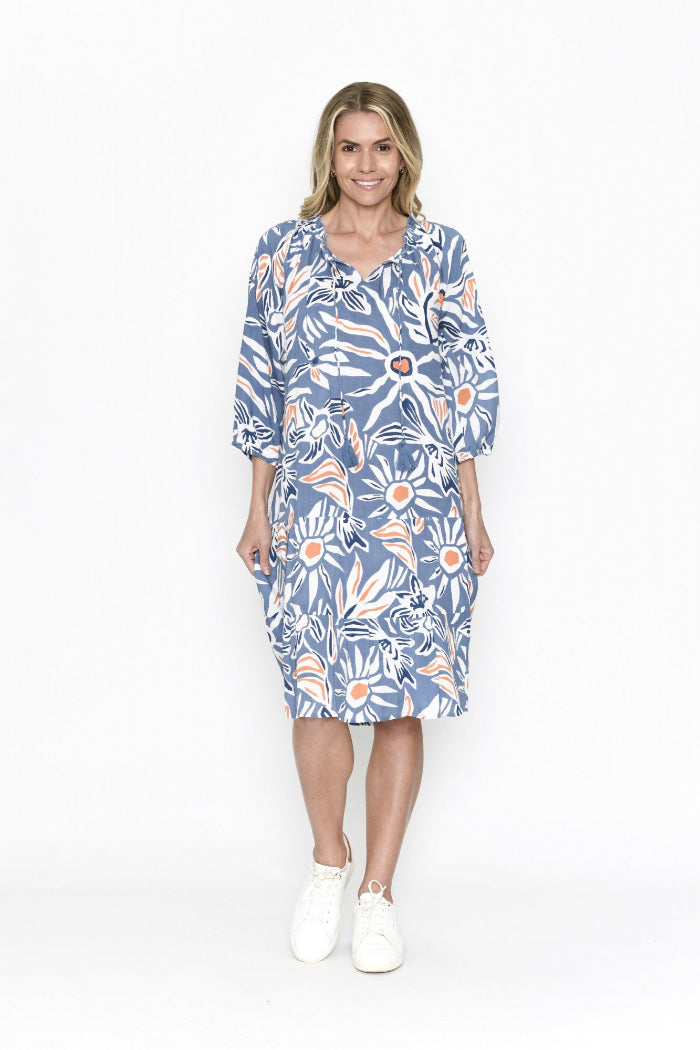 One Summer The Gaby Dress Sun Floral