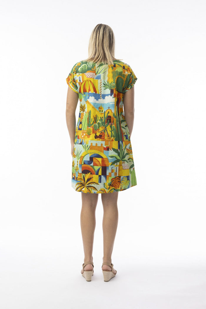 Orientique Dress Reversible Short Sleeve Guatemala