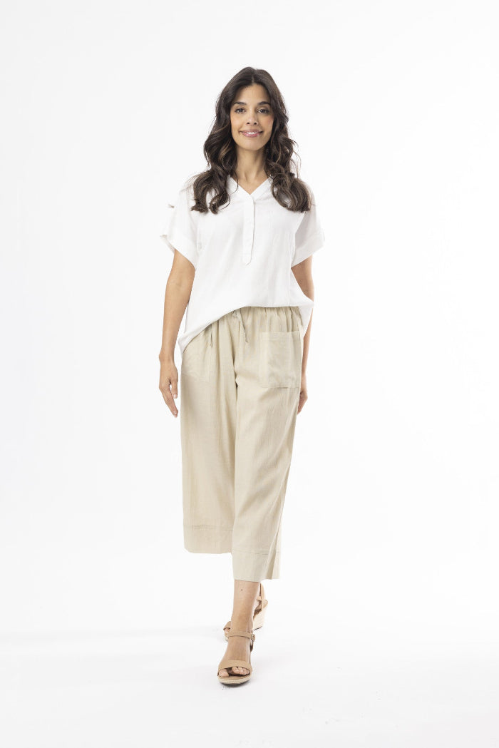 Orientique Linen Pants Sand
