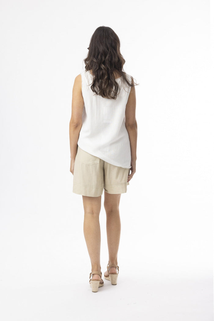 Orientique Linen Essentials Shorts Sand