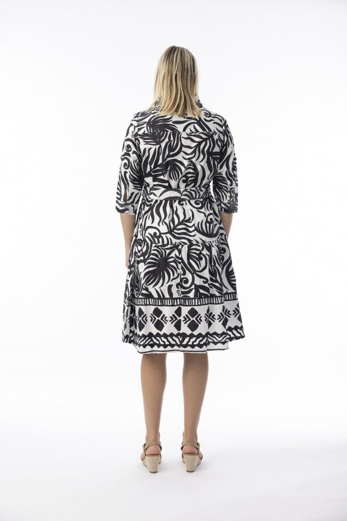 Orientique Suriname Black Dress Collar