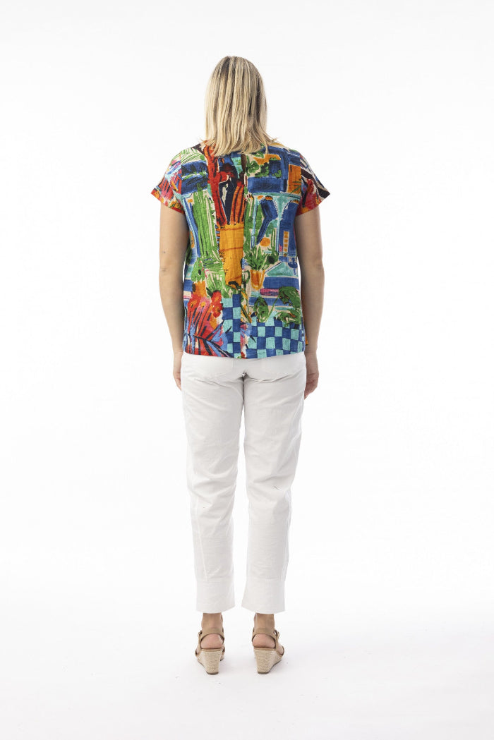 Orientique T-Shirt Contemporary V Oasis