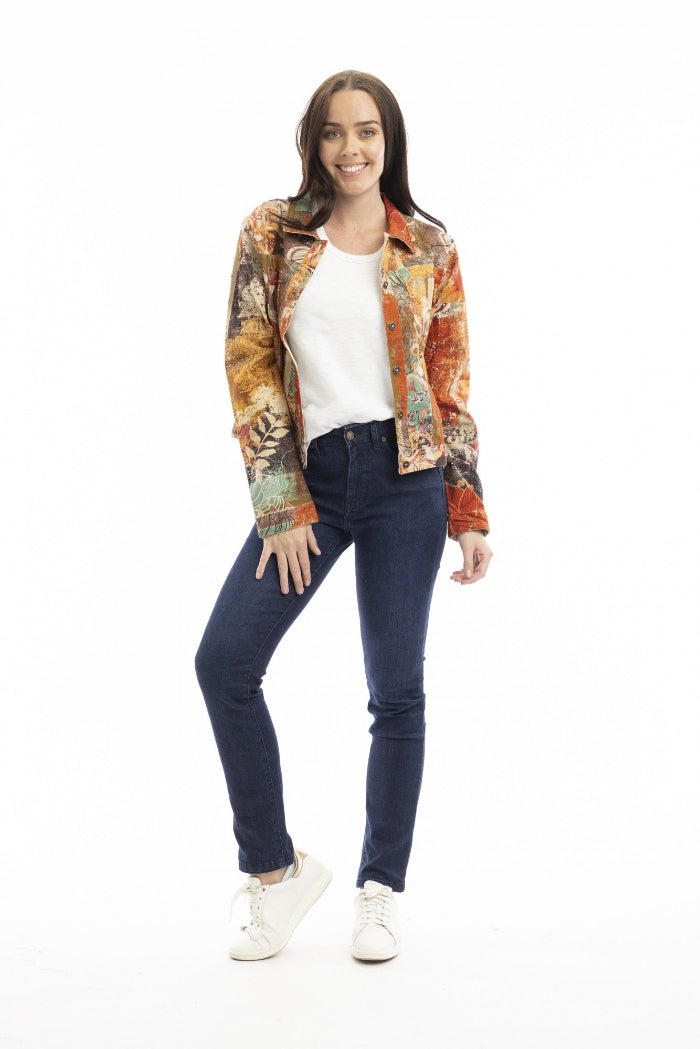 Orientique Reversible Jacket Fields of Gold