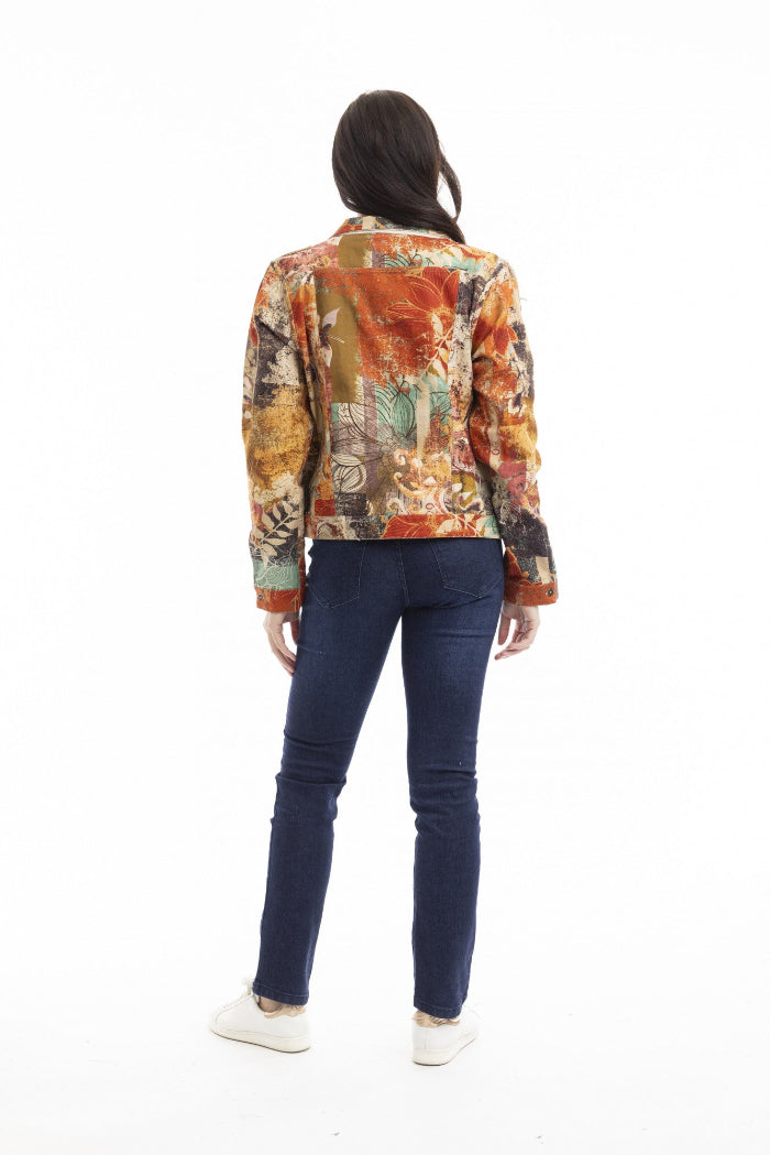 Orientique Reversible Jacket Fields of Gold