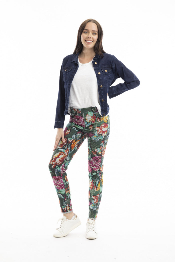 Orientique Reversible Pants Winter Garden