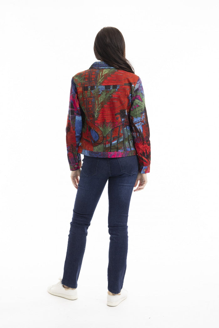 Orientique - T-Shirt Biker Jacket Houses