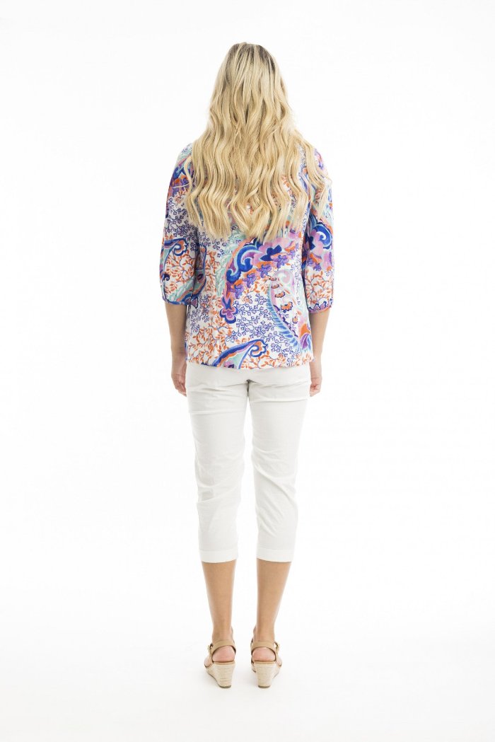 Orientique - Radhanagar 3/4 Sleeve Top